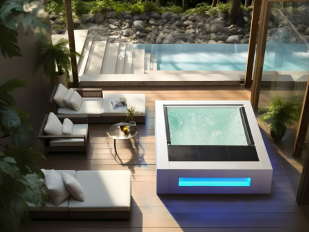 Гидромассажный СПА бассейн Spa Natural Paolo Ferralli The Solid (233х233 см)